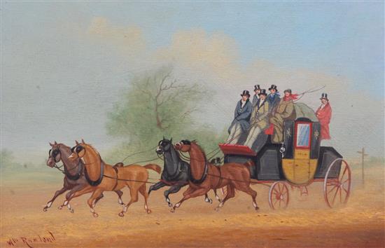 William Rowland Coaching scenes 6.5 x 10.5in.